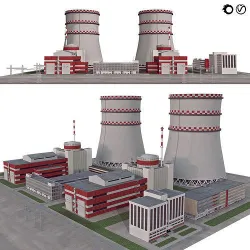 Nuclear power  3D model
