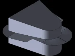 Plastic dust pan