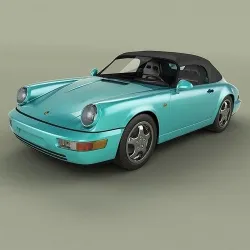 Porsche 911 964 Speedster 3D model
