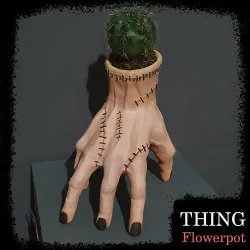 POT THING ADDAMS WEDNESDAY 3D print model