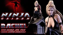 Rachel Ninja Gaiden - 1to10 statue STL file NSFW 3D print model 3D print model
