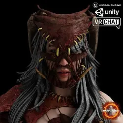 RAREST QUEEN SUCCUBUS Low-poly 3D model