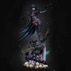 Raven DC Comics 3D print model