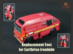Replacement Feet for Transformers Earthrise Ironhide 3D print model