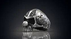 Ring of the evil clown skull STL  3d model for 3d printing  3D print model