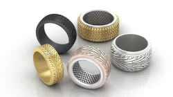 Rings  Fuck speed limit  3D print model