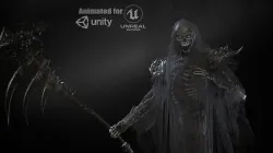Ripper ghost Low-poly 3D model