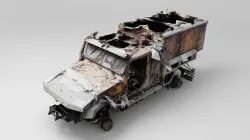 russian K-4386 Typhoon-VDV destroyed by Ukrainian army 3D model