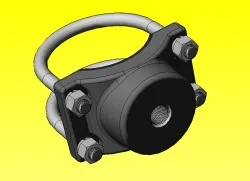Saddle for engineering networks SR 100_3-4'' GOST 5525-88