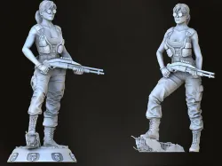 Sarah Connor 3D print model