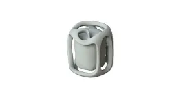 SciFi Shape Object Low Poly 87 Low-poly 3D model