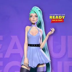 Seraphine - League of Legends Fanart 3D print model