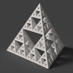 Sierpinski Fractal Pyramid 3D print model