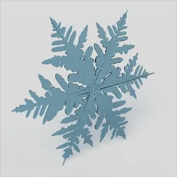 Snowflake 3D model