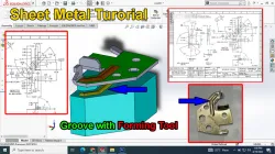 SolidWorks sheetmetal Part for practice
