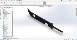 SolidWorks Showcase: Zabuza Sword Design