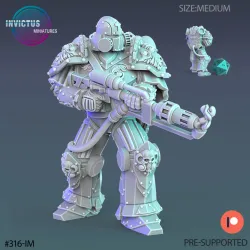 Space Dark Knights Flamethrower / Alien Soldier / Space Officer / Cyberpunk Warrior / Cosmic Invasion / Trooper Attack / Sci-Fi Encounter