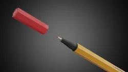 STABILO Fineliner Pen 3D model Low-poly 3D model