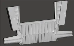 STAR DESTROYER BRIDGE GREEBLIE 3D model