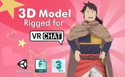 Stunk ishuzoku reviewers VRChat 3D model