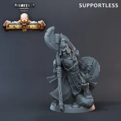 Supportless Skeleton Halberd 01
