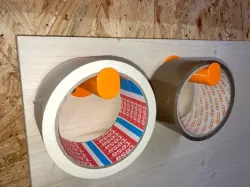 Tape holder for wall mounting
