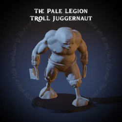 The Pale Legion - Troll Juggernaut with Axe Arms