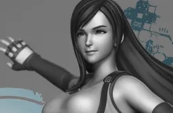 Tifa Lockhart 3D print model