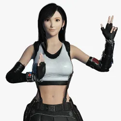 Tifa Lockhart Game Ready Low-poly 3D model