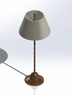 Traditional Filipino Styled Floor Lamp