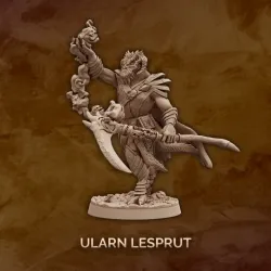 Ularn Lesprut - Black Dragonborn Warlock