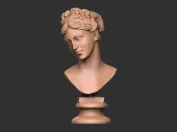 venus statue Bust 3D print model