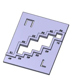Veritas Side-clamping honing blade registration jig template