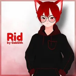 VRChat Avatar - Rid Low-poly 3D model