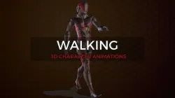 WALKING - 3D Character Animations 3D model