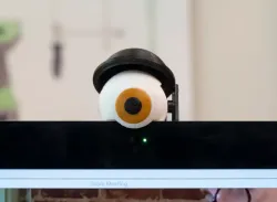 Webcam Privacy Friend – 3D Printed Eyeball