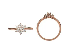 Wedding Engagement Women Ring STL JCD Details 3D print model