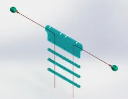 Wire Dipole Antenna with Adjustable Transmission Line Impedance "Open-Wire" Ladder Feed Line