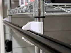 Wire shelf 2020 beam mount