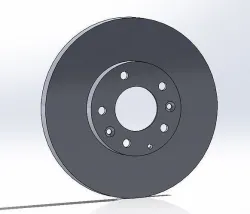 2006-2015 NC Miata MX5 Mazda Front Brake Rotor 3D model