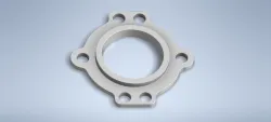 2D to 3D CAD practice customized design flange/practica de brida personalizada Autodesk Inventor