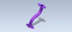 3D CAD Basic exercise/ 140/ Flanged Pipe/Tubo con Bridas/Autodesk Inventor Pro