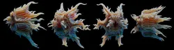 Alien Squid Low-poly 3D model