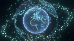 Animated Hologram Planet Earth No 6 Sci-Fi 3D Model 4k Textures Low-poly 3D model