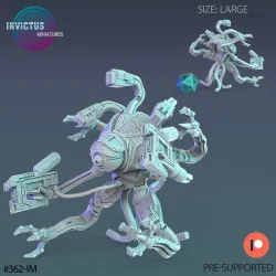 Anti-Hack Machine Attack / War Device / Alien Construct / Steampunk Defence Robot / Cosmic Invasion Army / Cyberpunk / Sci-Fi Encounter