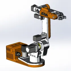 AR4 MK2 6 DOF ROBOT ARM - DIY 6 axis robot kit / Arduino controller with Python program interface