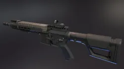 AR57 Rifle Low-poly 3D model