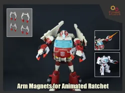 Arm Magnets for Transformers Animated Ratchet 3D print model