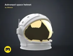 Astronaut space helmet 3D print model