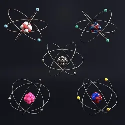 Atom 4 3D model